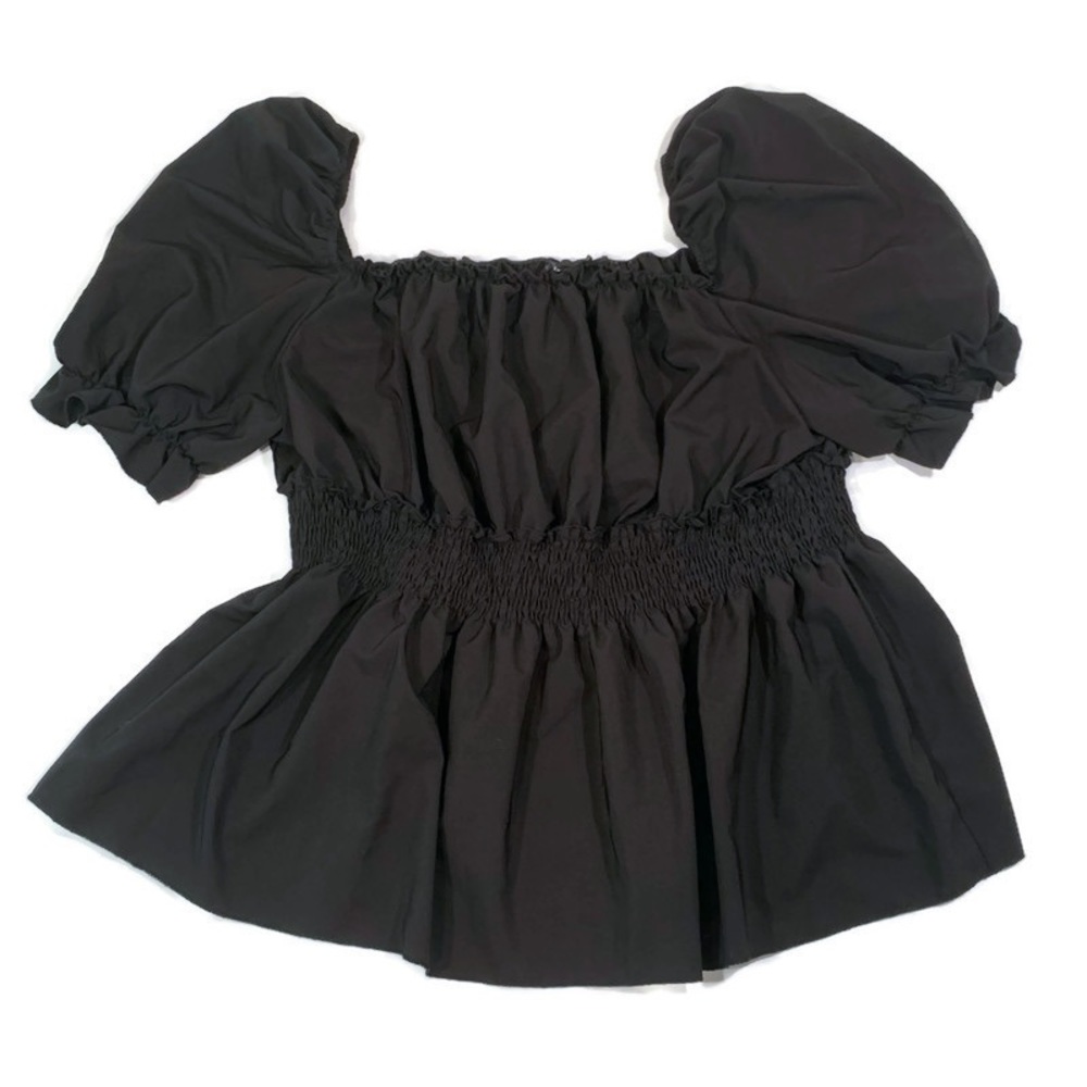 SHEIN Curve Peplum Top